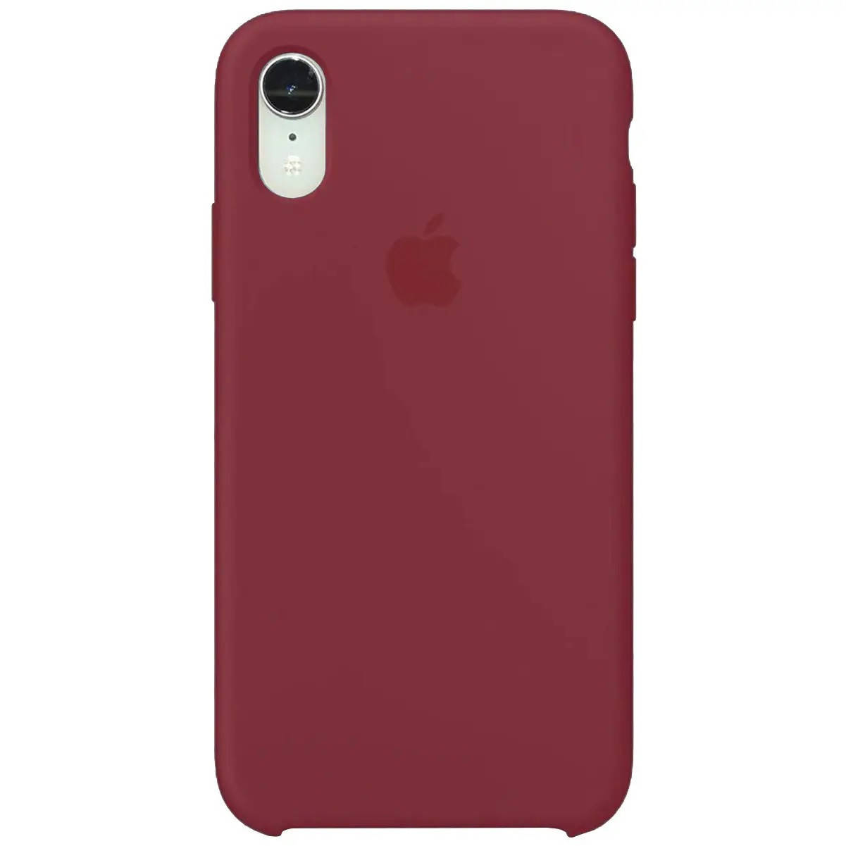 

Силиконовый чехол Silicone case для Iphone XR, Бордовый