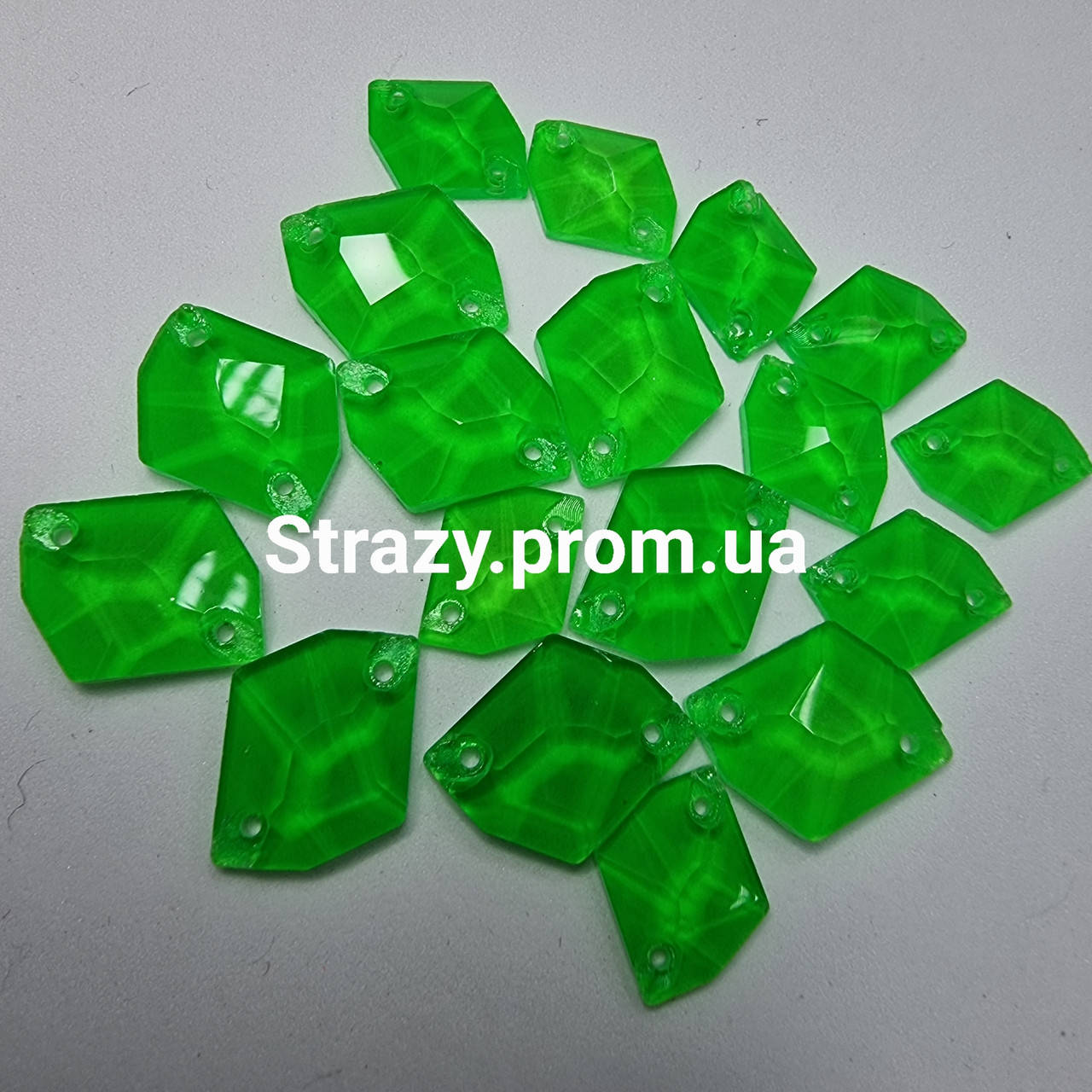 

Стрази пришивні Космік 17*21 Green Neon економ, Розовый