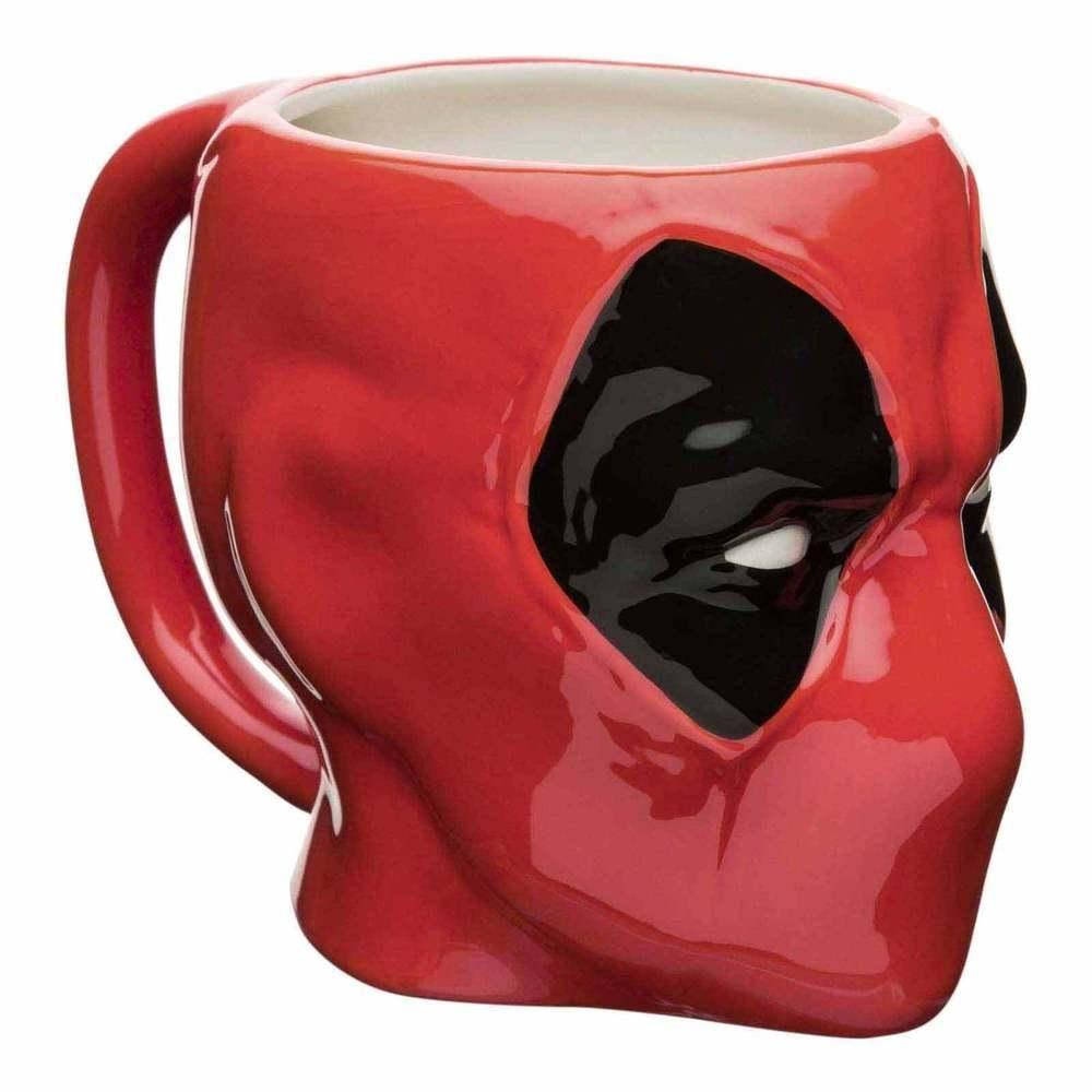 

Чашка Керамическая супергерой 3D Deadpool Дэдпул Марвел, Красный