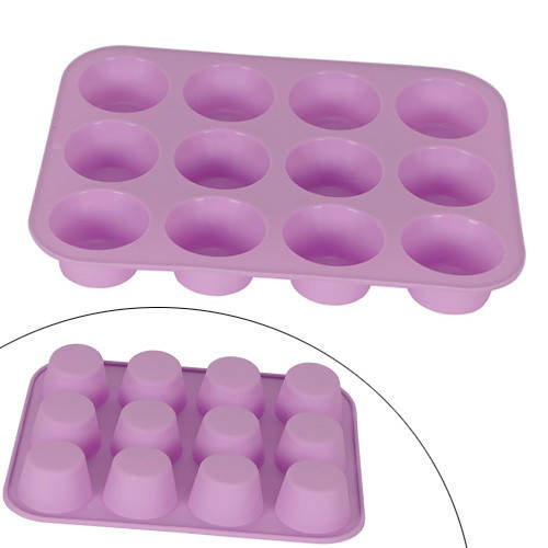 

Форма силиконовая для кексов, пирожных, льда, конфет, Тарталетки