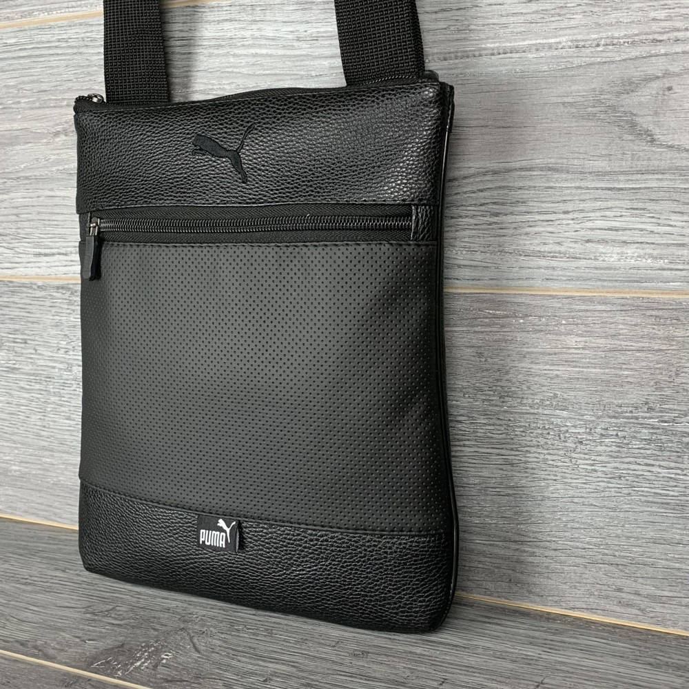 

Мужская сумка через плечо puma, вместительная барсетка для документов, классический мессенджер черный