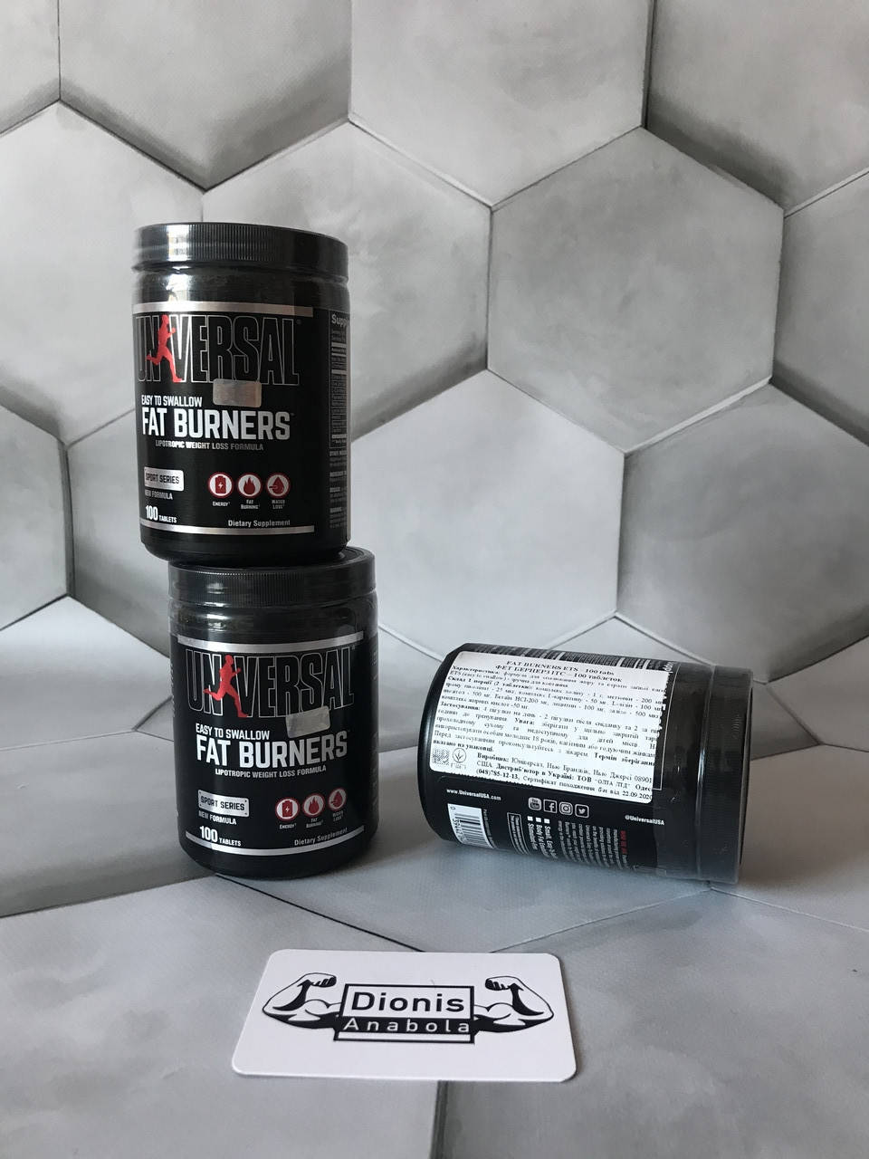 

Жироспалювач FAT Burners Universal Nutrition 100 табл.