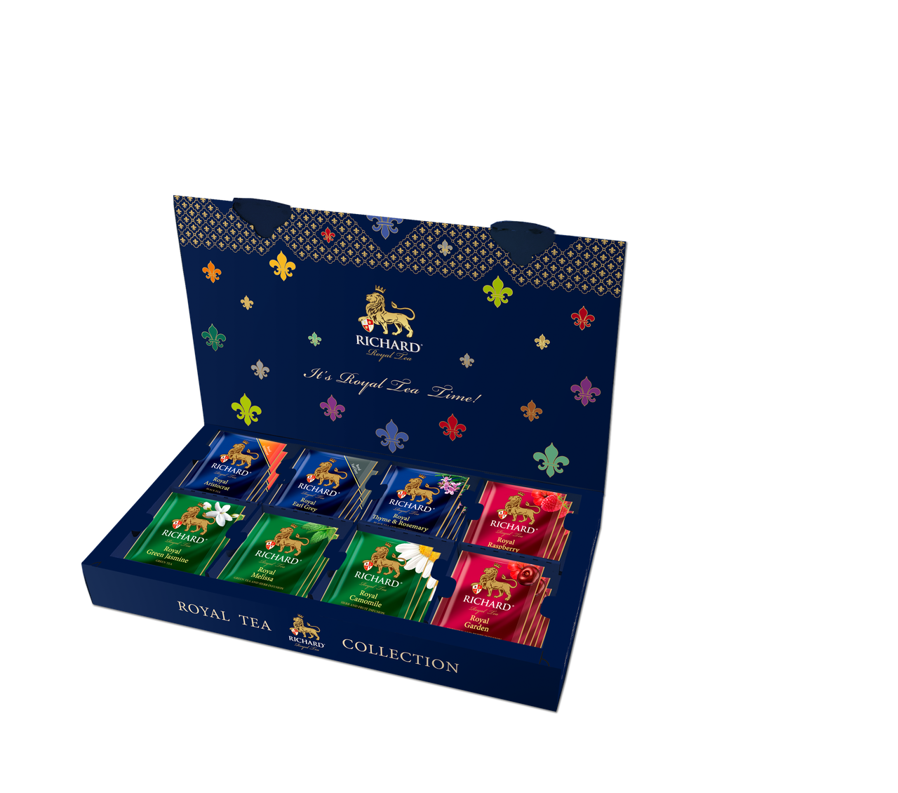 

Чай ассорти в сашетах из 8-ми вкусов Richard Royal Tea Collection (Ричард), 40 сашетов