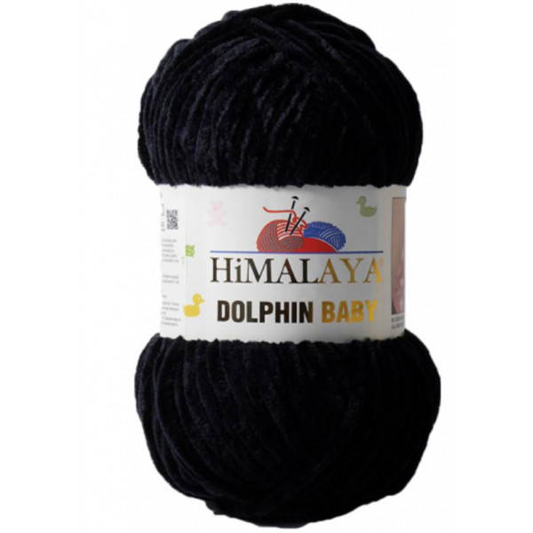 

Пряжа Himalaya Dolphin Baby 80311, Черный