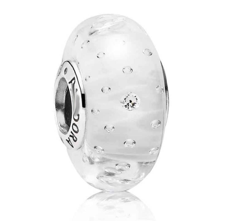 

Шарм "Белое мурано", С3945