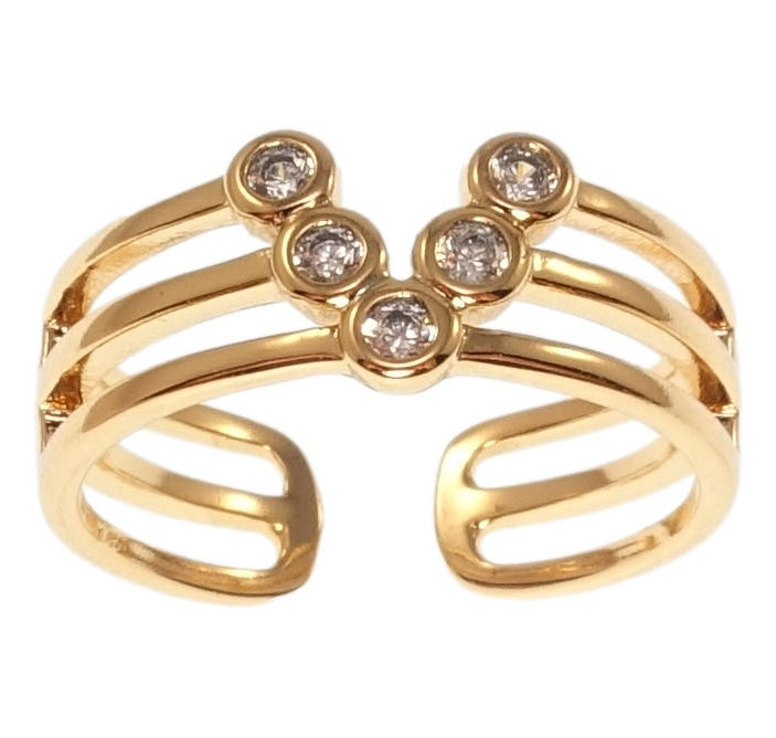 

Кольцо Xuping Позолота 18K "Обаяние" р 16-17