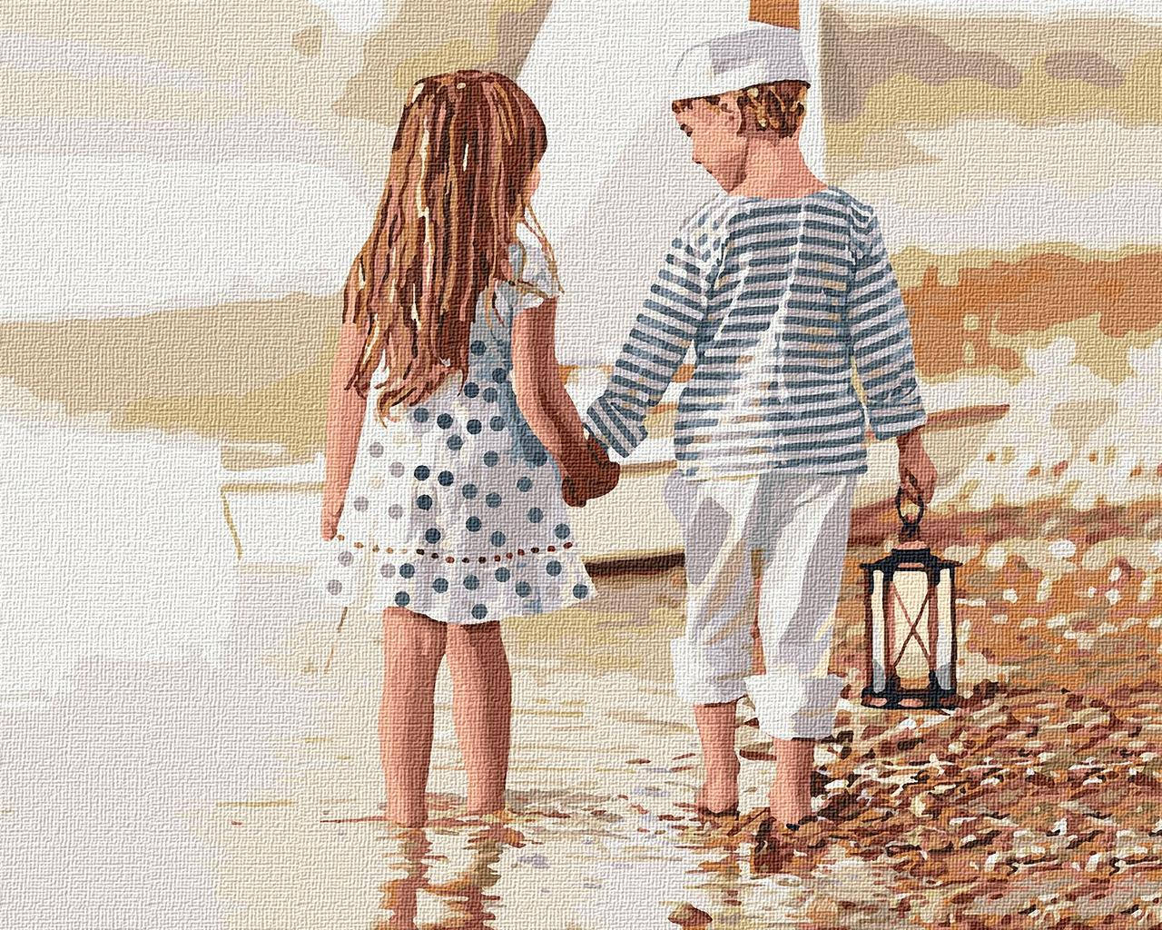 

Картины по номерам - Дружба KHO2328 ТМ Идейка 40х50 см