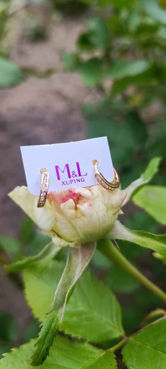 

Сережки кільця 1см xuping