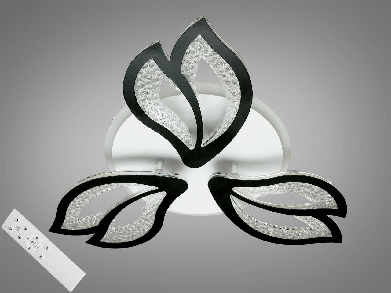 

Потолочная светодиодная люстра с диммером 55W 2546, Черный