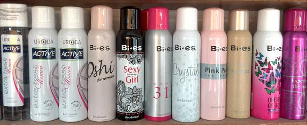 

Дезодоранты парфюм женские, 150мл. В ассортименте