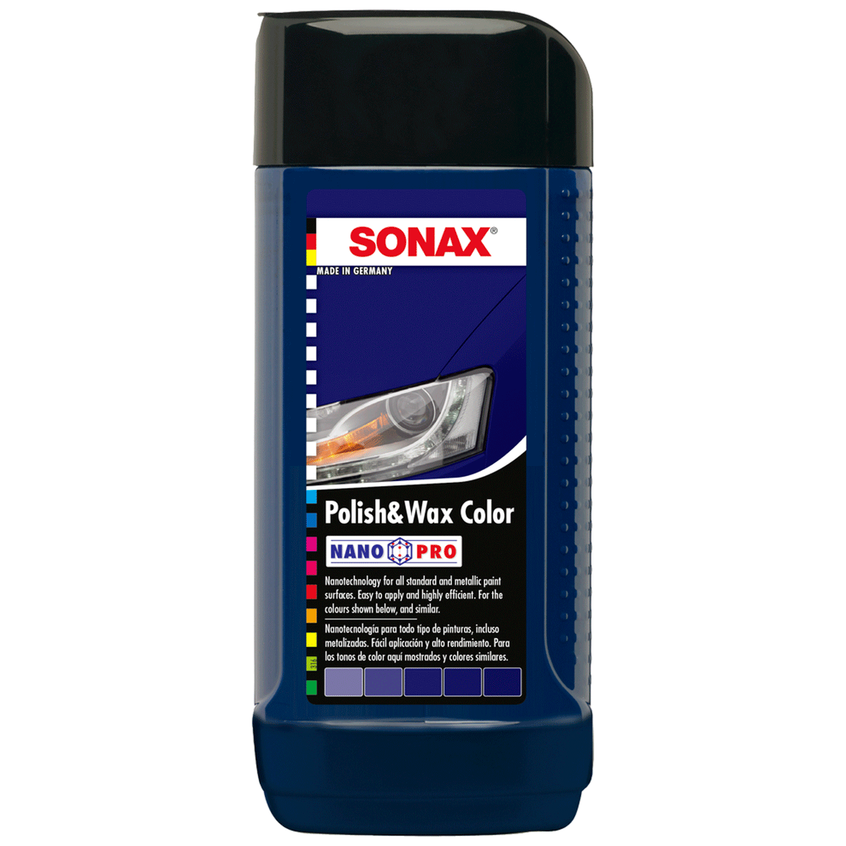 

Полироль с воском SONAX NanoPro синий 250 мл (296244/296241)