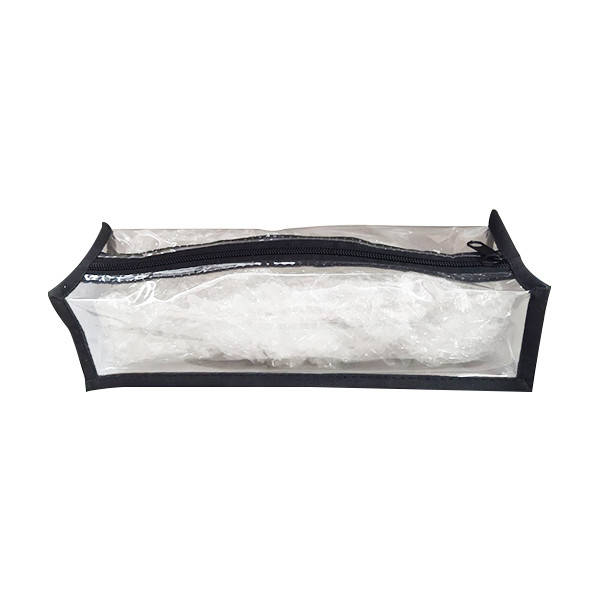 

Beauty Cases. Косметичка силиконовая прозрачная. 25см * 9см * 7см. Пенал.