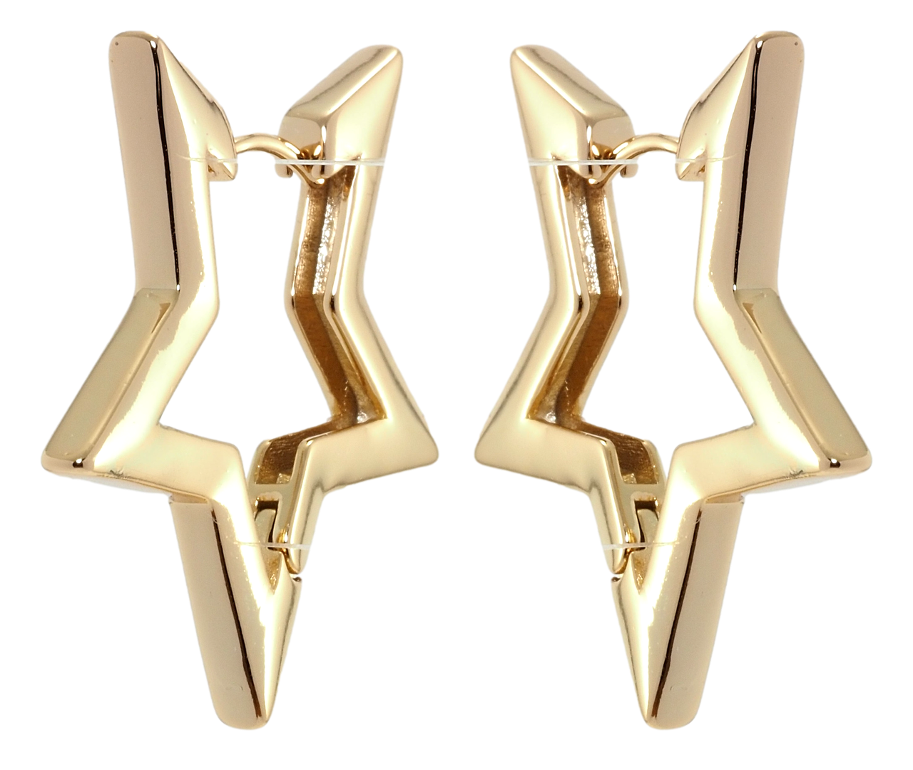 

Серьги Xuping Позолота 18K колечки "Звезды"