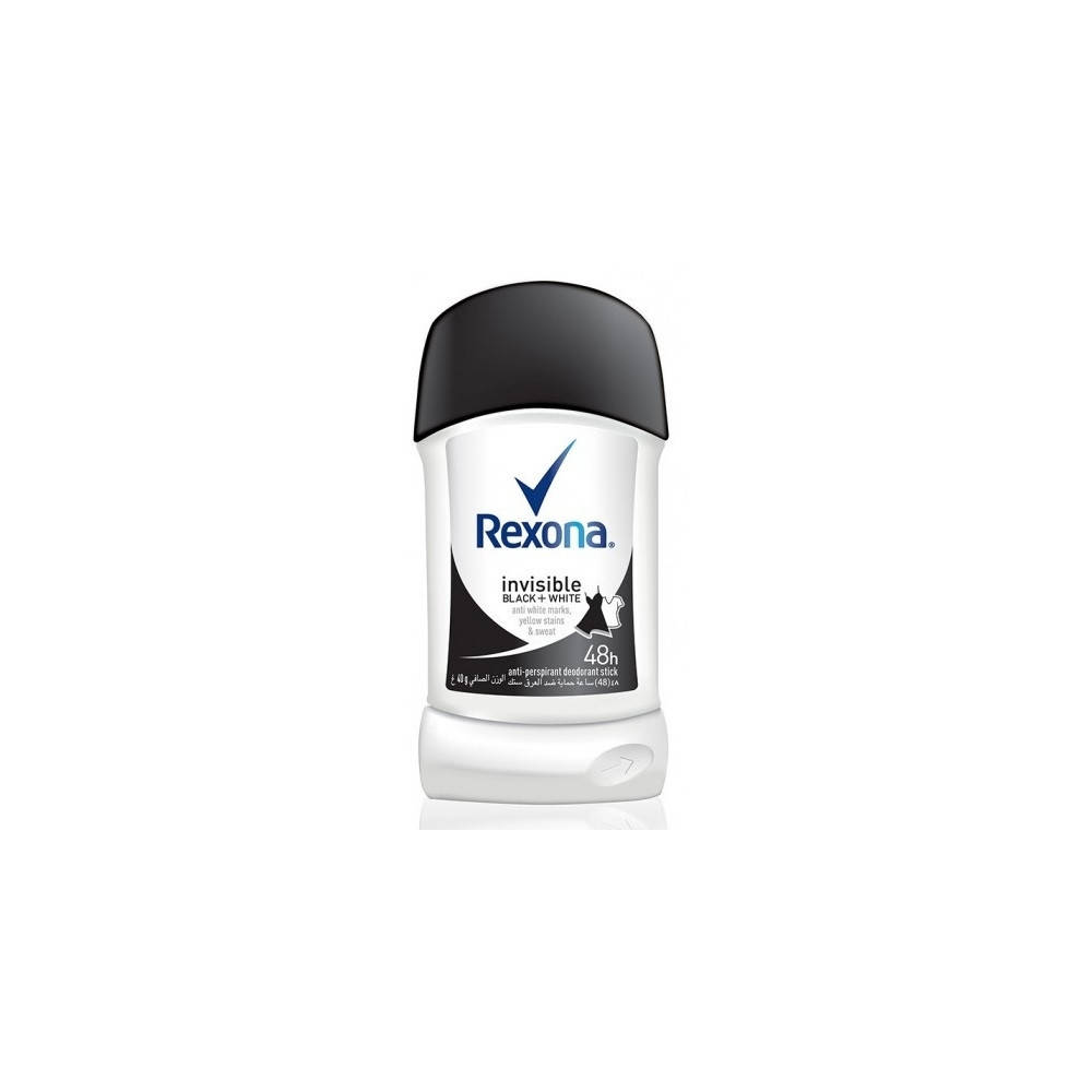

Антиперспірант Rexona олівець жіночий Невидима на білому і чорному 40мл