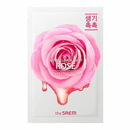 

Тканевая маска с экстрактом розы The Saem Natural Rose Mask Sheet