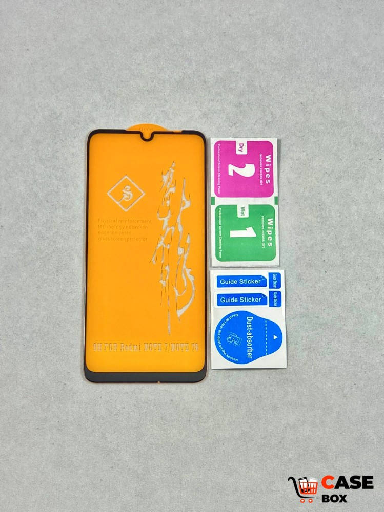 

Защитное 6D стекло для Xiaomi Redmi Note 7, Note 7 Pro Rinbo (Full Glue), Черный
