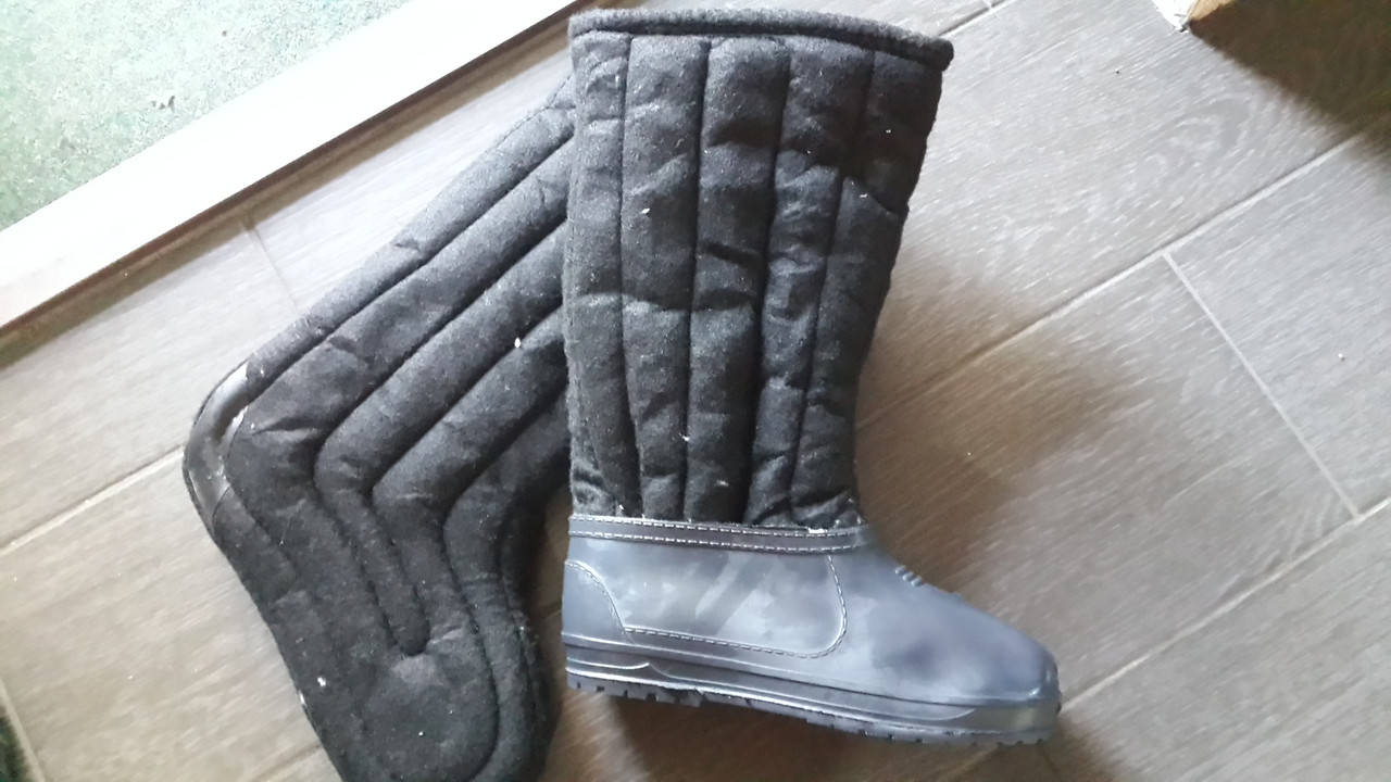 

Сапог бурка с галошей резиновой р. 39-41