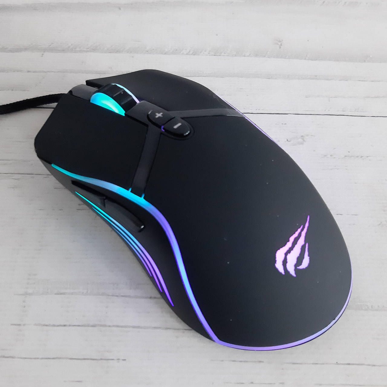 

Игровая компьютерная геймерская USB мышь HAVIT HV-MS1026 с подсветкой проводная мышка для компьютера и пк, Черный