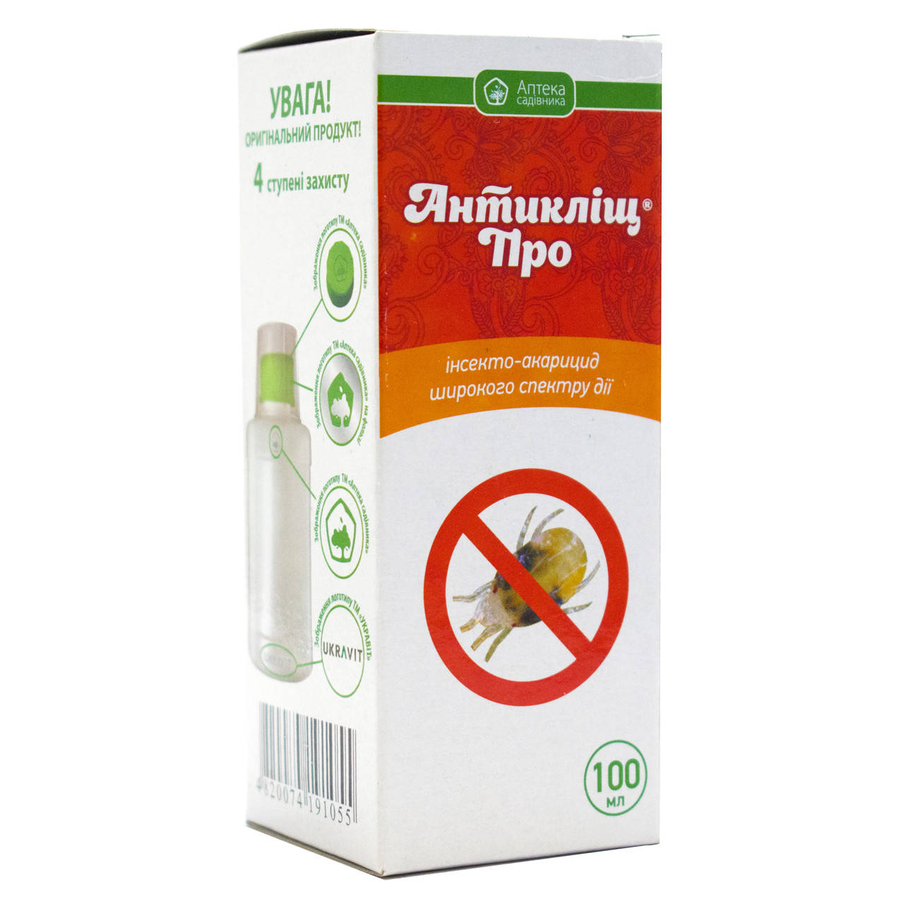 

Акарицид Антиклещ про 100 мл Укравіт