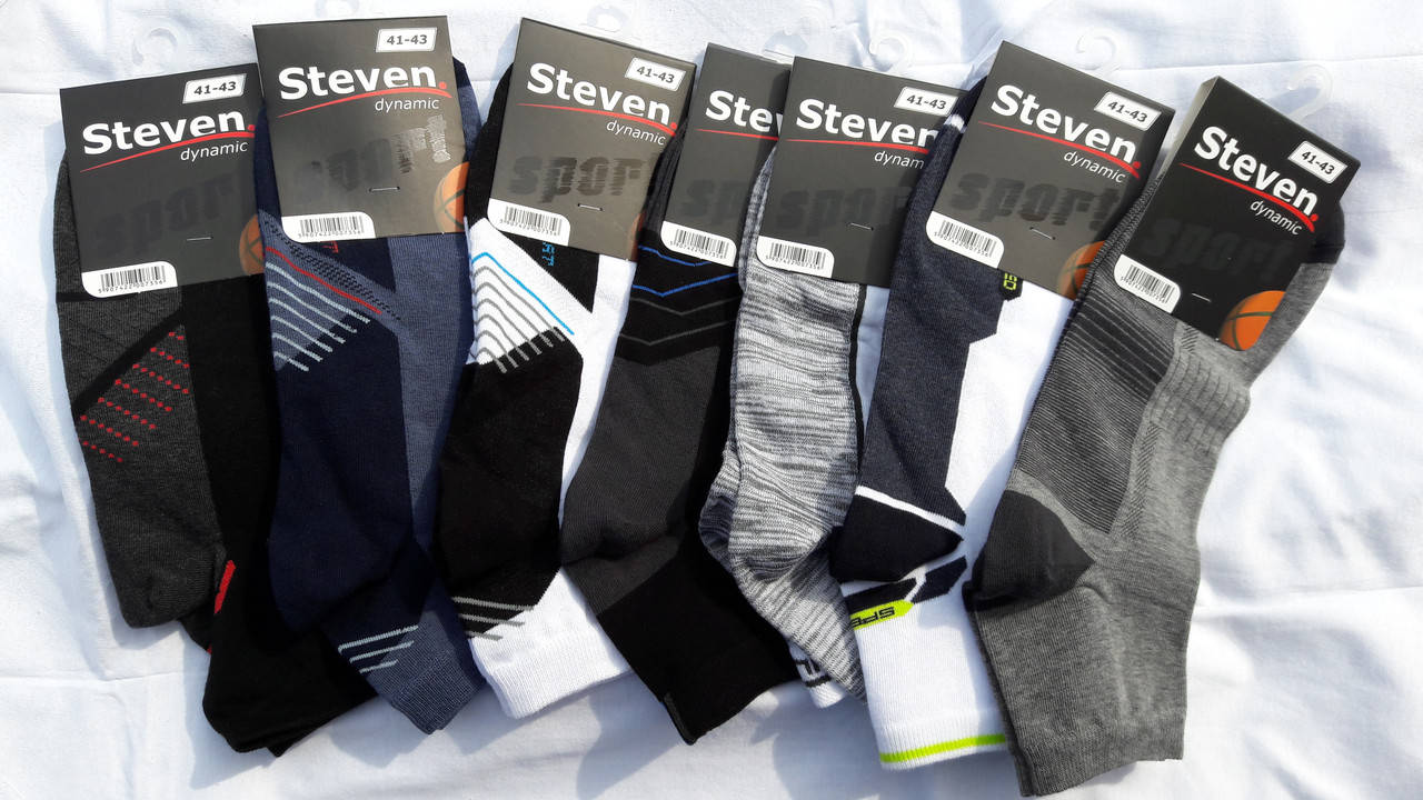 

Носки спортивные Steven 054 Польша 29 / XL / 44-46, Разные цвета