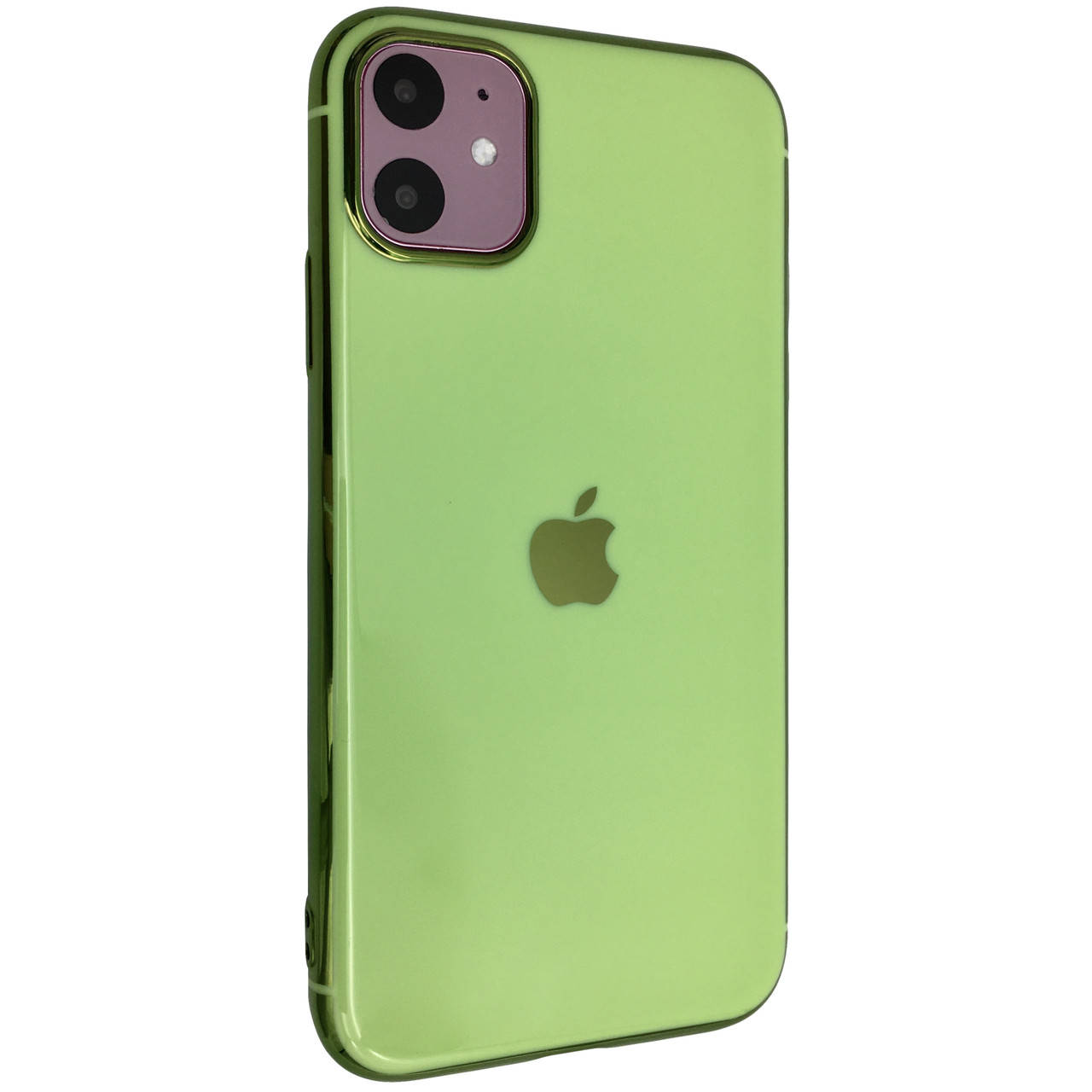 

Чехол-накладка Silicone Glance Laki для Apple iPhone 11 (green), Зелёный