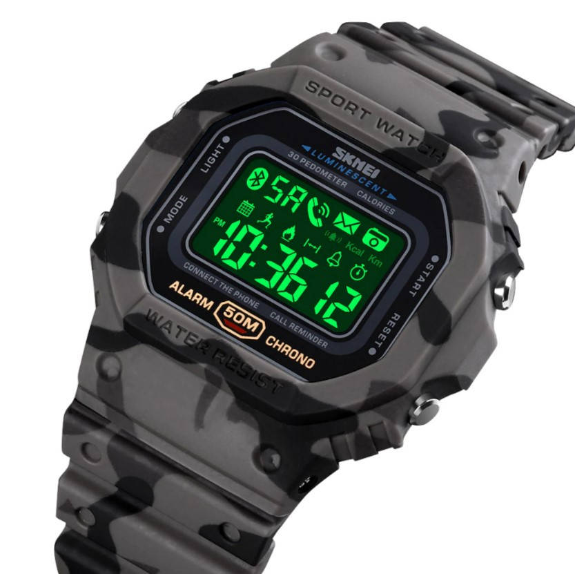 

Часы Smart Bluetooth от Skmei 1743 - Khaki (5 bar)