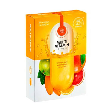 

Энергия и сила для активной жизни GREENFLASH Multivitamin Formula