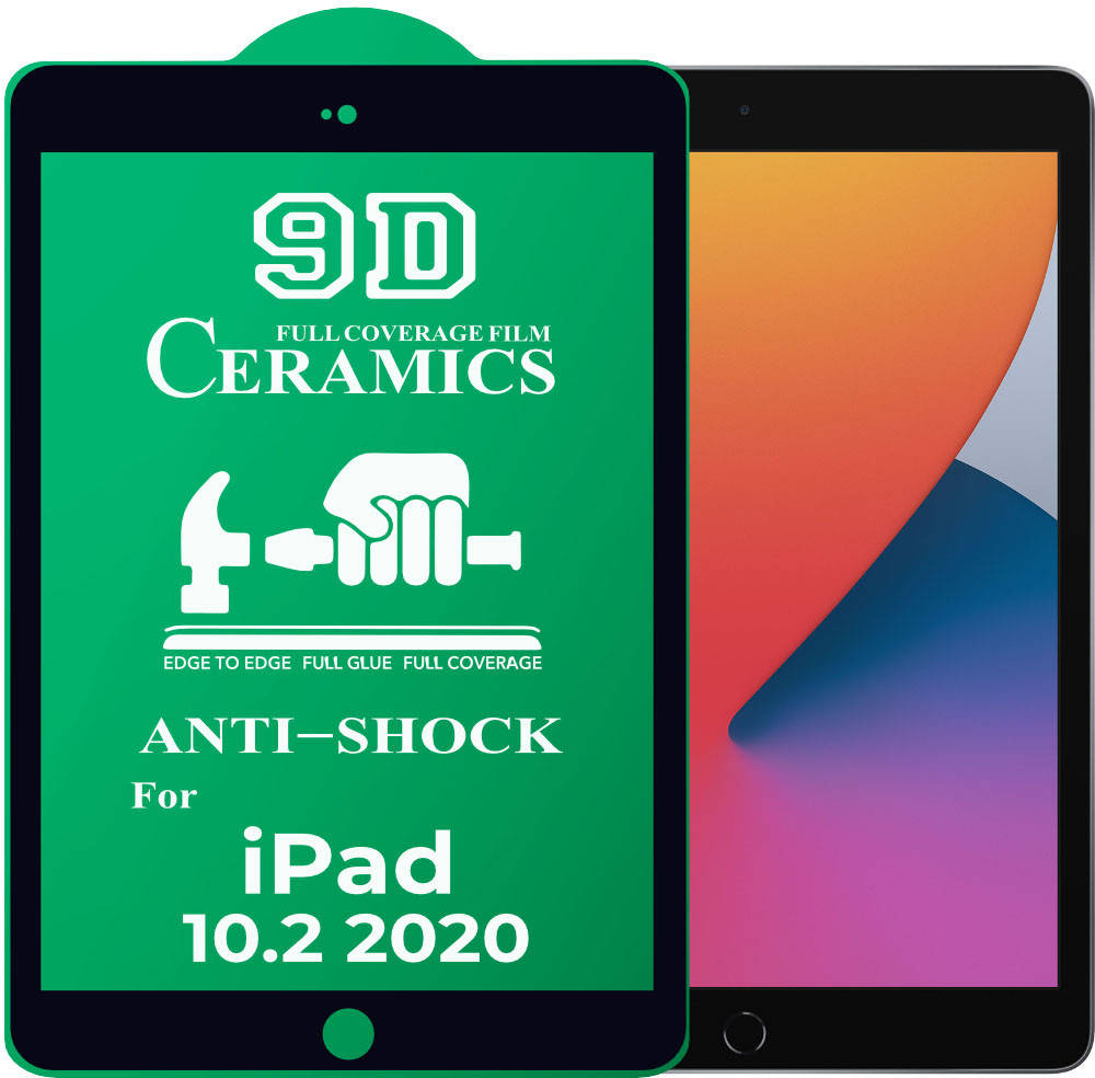 

Защитная пленка Ceramics iPad 10.2 2020 (керамическая 9D) (Айпад 10.2 2020)