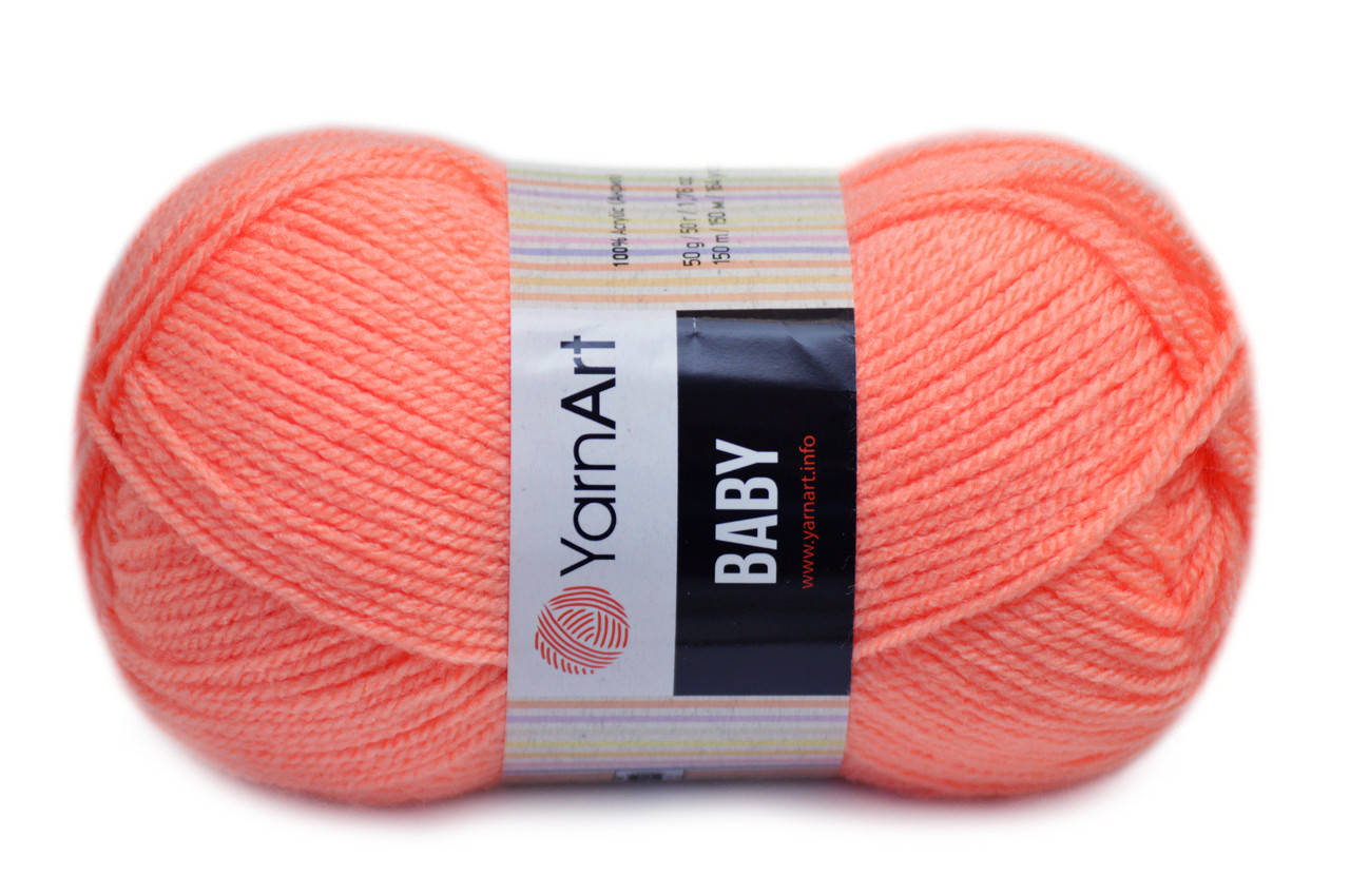 

YarnArt Baby, оранж №622, Оранжевый