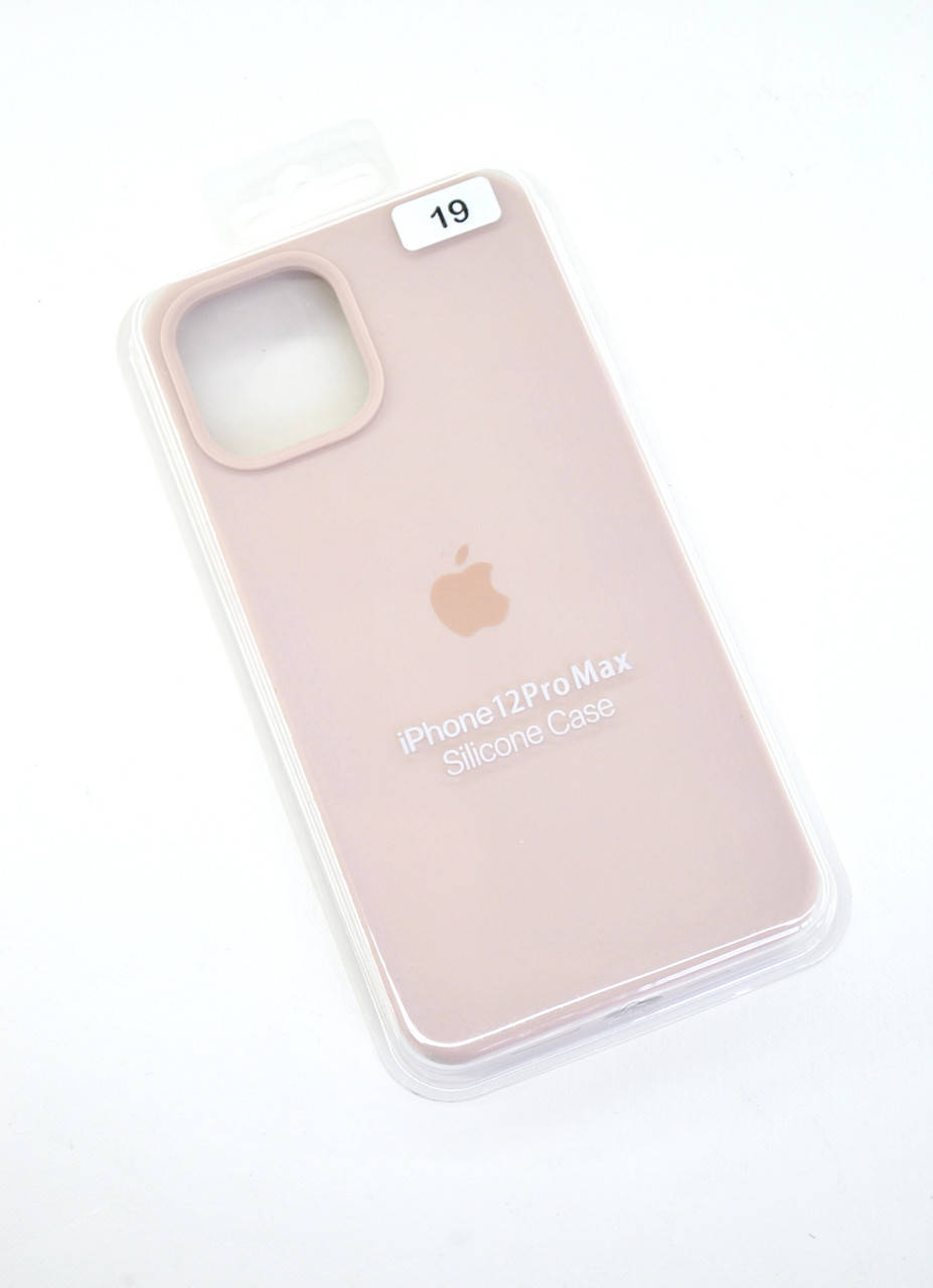 

Чехол для телефона iPhone 12ProMax Silicone Case original FULL №19 pink sand (4you)