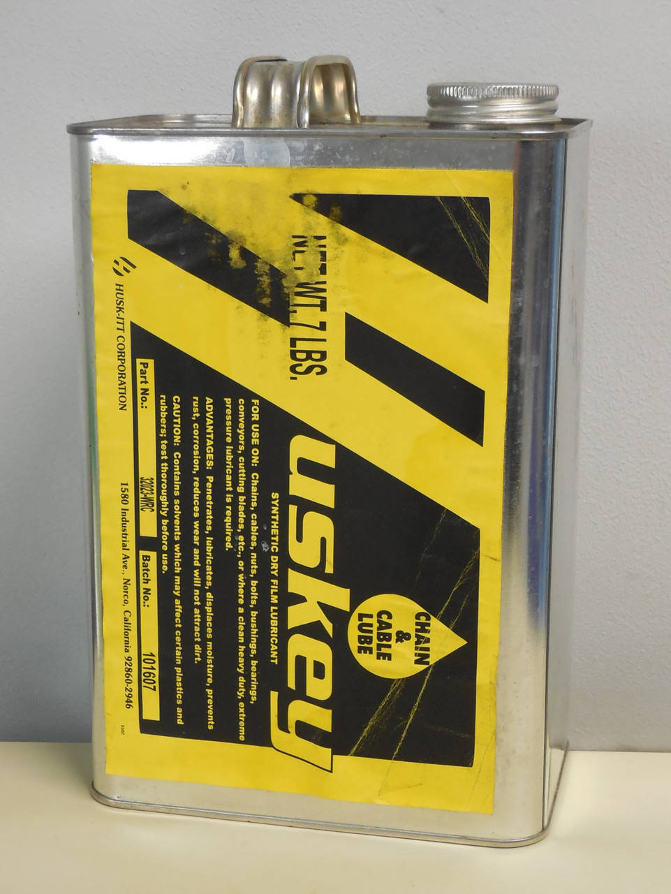 

HUSKEY Chain & Cable Lube смазка для цепей и тросов (3.785 л.)