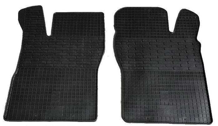 

Резиновые коврики в салон Opel Astra F 1991-1998, 2 шт. (Бютжет), Черный