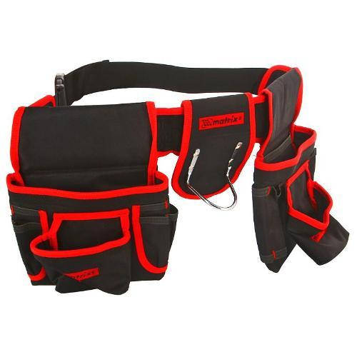 

Сумка-пояс двойная, 20 карманов, держатель для молотка MATRIX 902409