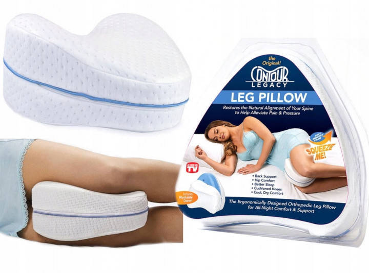 

Ортопедическая подушка для ног Leg Pillow, удобная подушка для ног, Белый