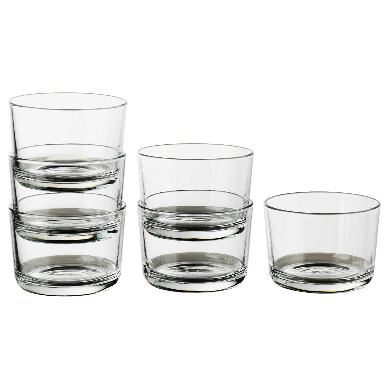 

Стакан IKEA 365+ 180 мл. 6 шт., Прозрачный