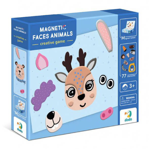 

Игра на магнитах "Магнитные мордочки" DoDo Toys 200209, Разные цвета