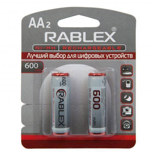 

Аккумуляторы Rablex AA 600mAh