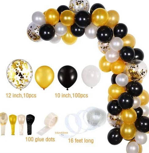 

Комплект для создания арки из воздушных шаров 017