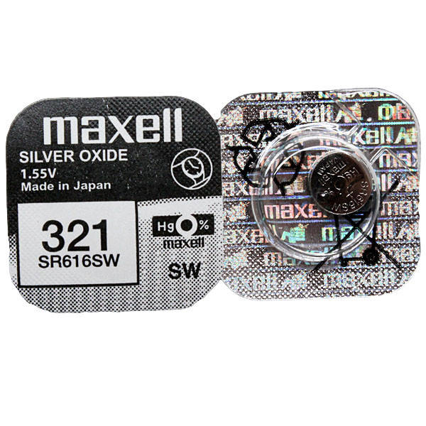 

Батарейка Maxell SR 616 SW(321) (NEW EUROPE)
