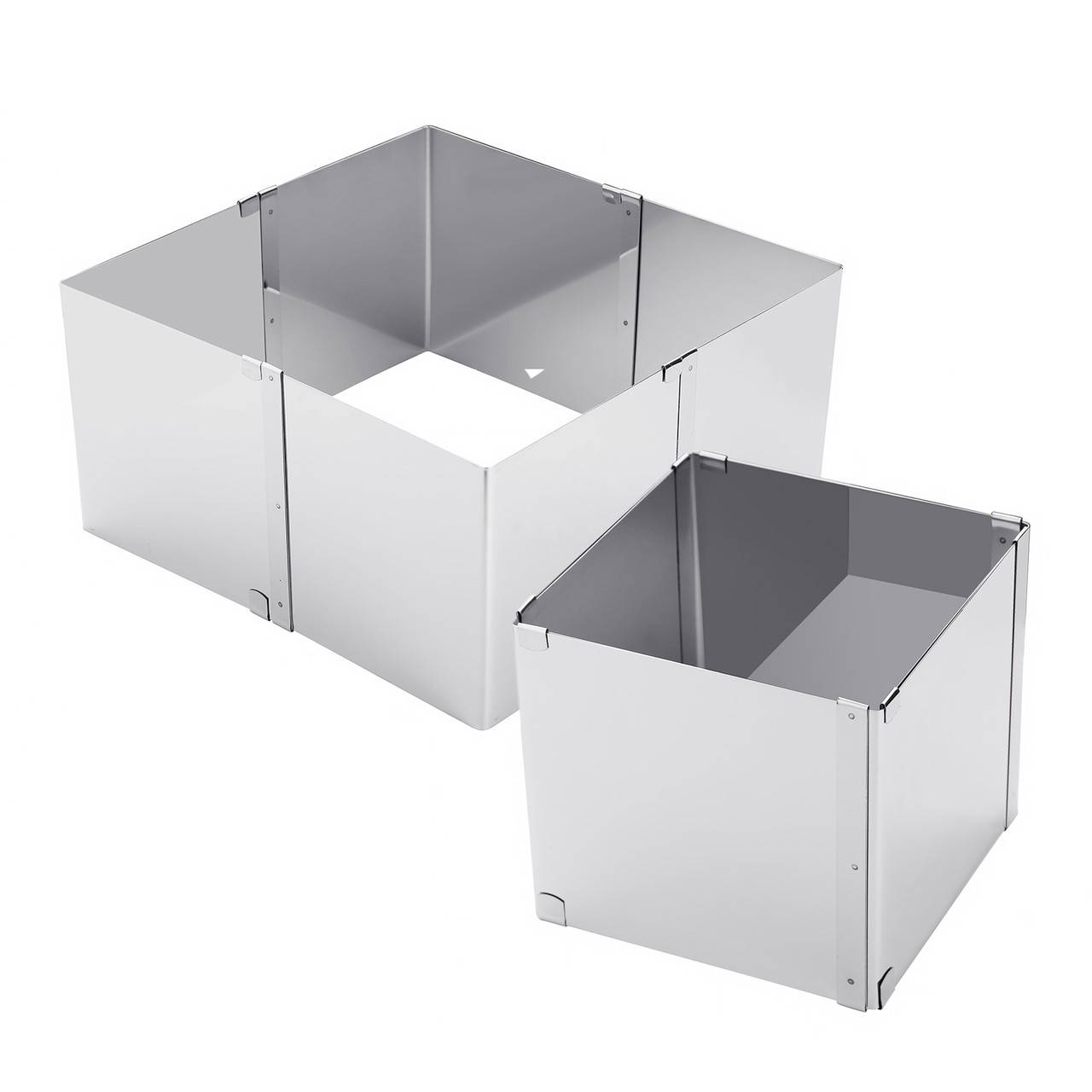 

Раздвижная квадратная форма для выпечки и сборки салатов и тортов (квадрат для торта) 15-28 см