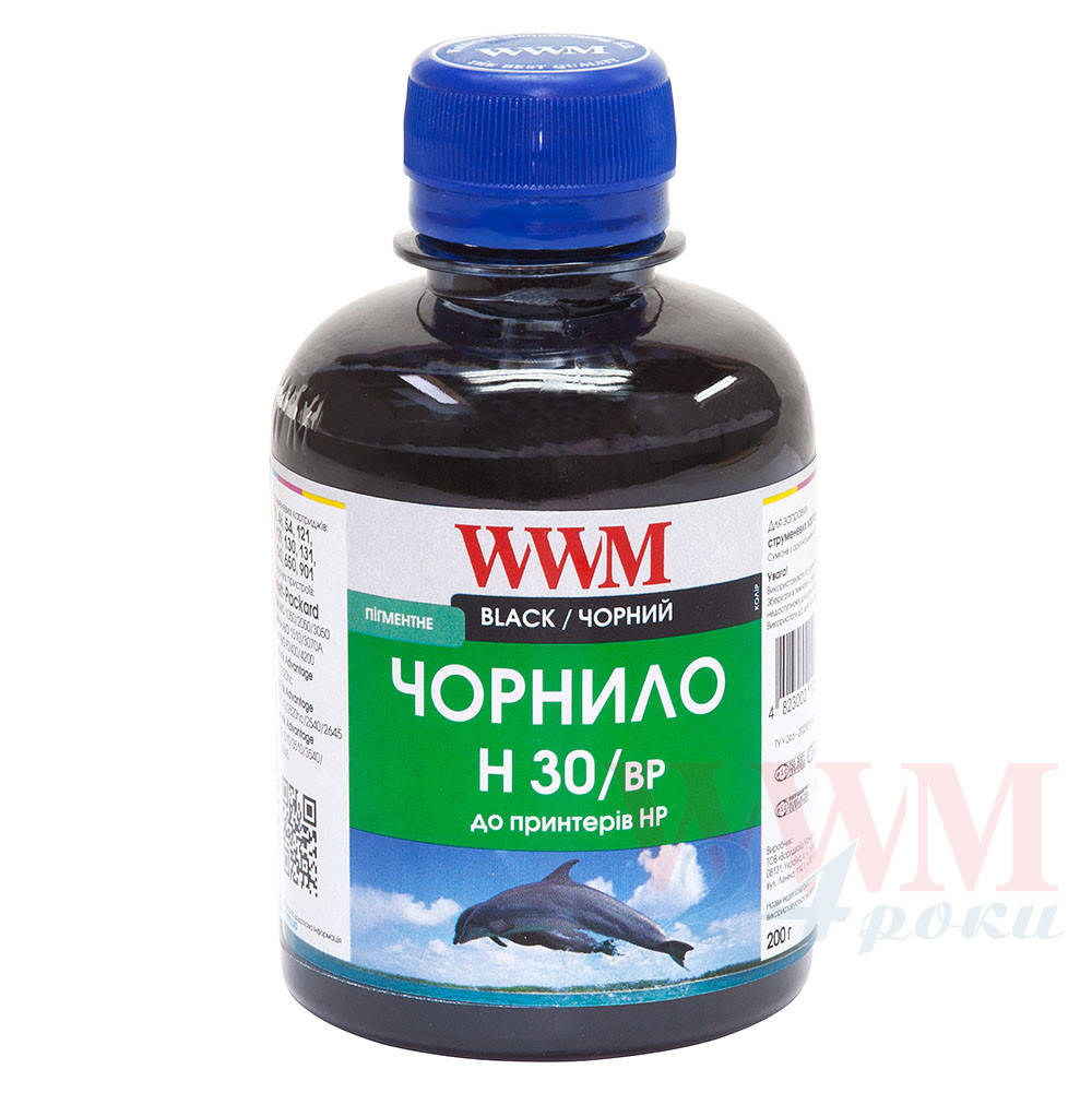 

Чернила WWM для HP №21/121/122 200г Black Пигментные (H30/BP)