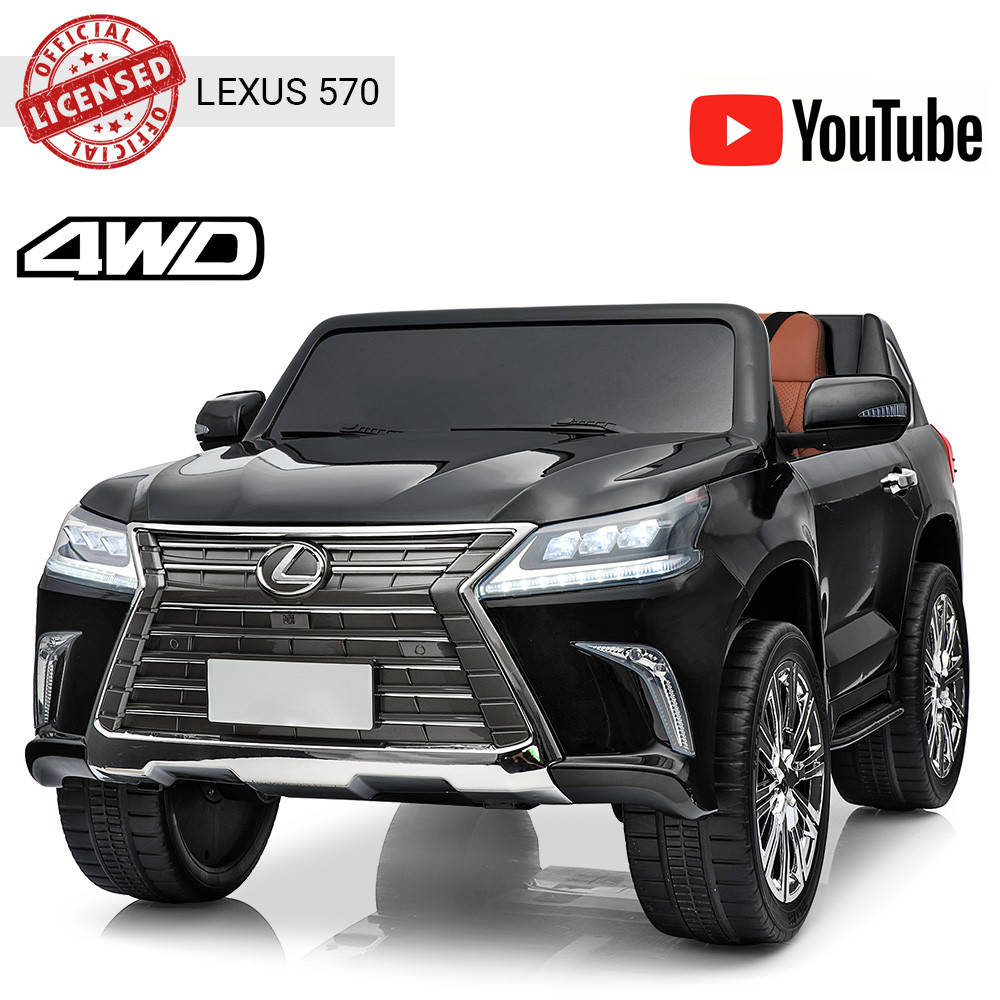 

Детский полноприводный электромобиль Lexus (Лексус) LX 570 M 3906(MP4)EBLR-2 черный