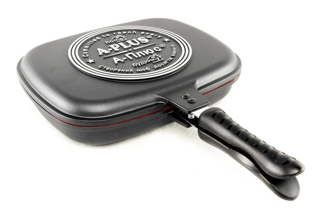 

Сковорода на 32 см двухсторонняя для гриля и жарки A-PLUS