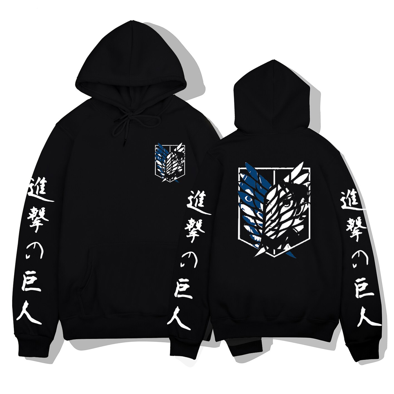 

Худи черный LOYS Aниме атака на титанов