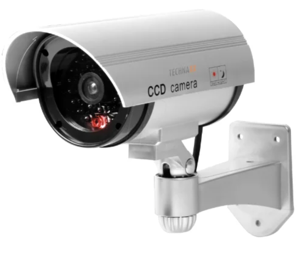 

Камера видеонаблюдения наружная - муляж, fake camera