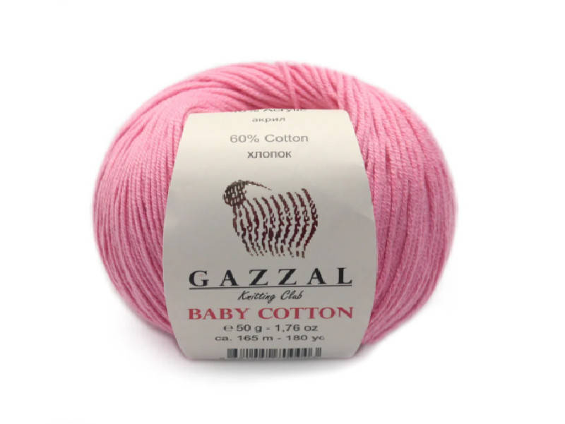 

Gazzal Baby Cotton, Розовый №3468
