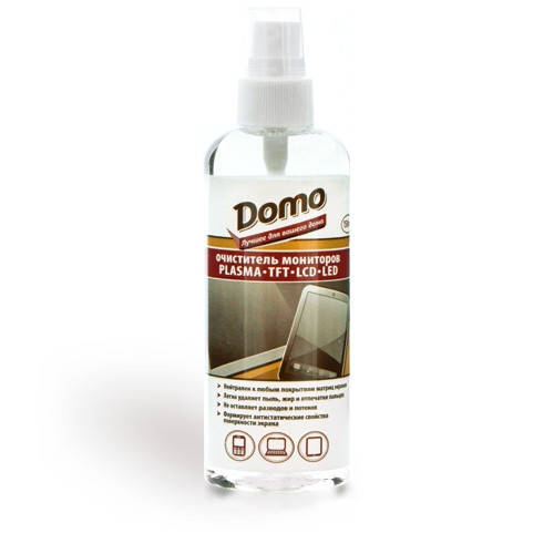 

Очищающий спрей для монитора, экрана Domo 150 мл