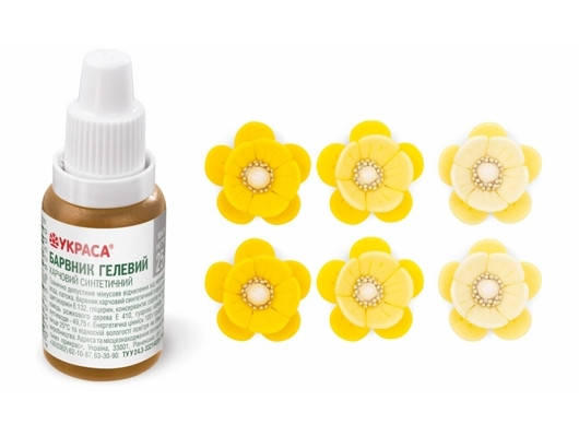 

Краситель гелевый Украса Желтый