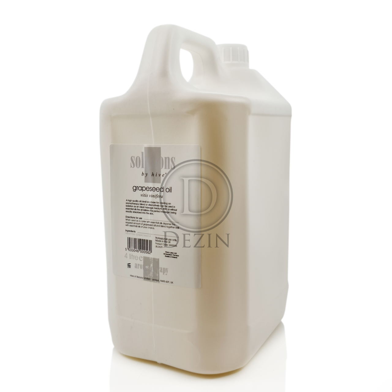 

Массажное масло из виноградных косточек (Grapeseed oil) HIVE, 4000 мл