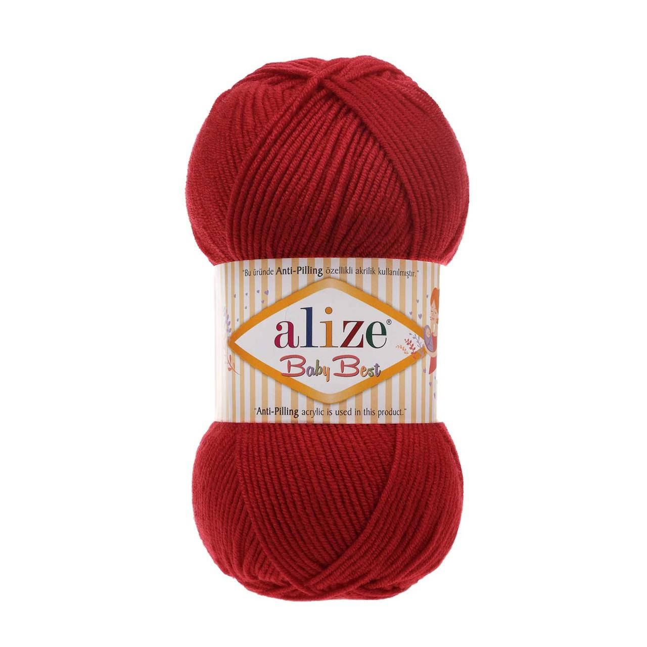

Alize BABY BEST темно красный № 106